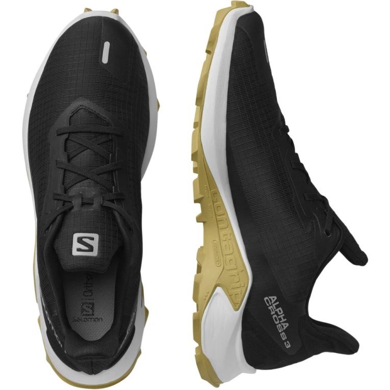 Salomon Alphacross 3 Men's Trail Running Shoes Black | CA 45N2